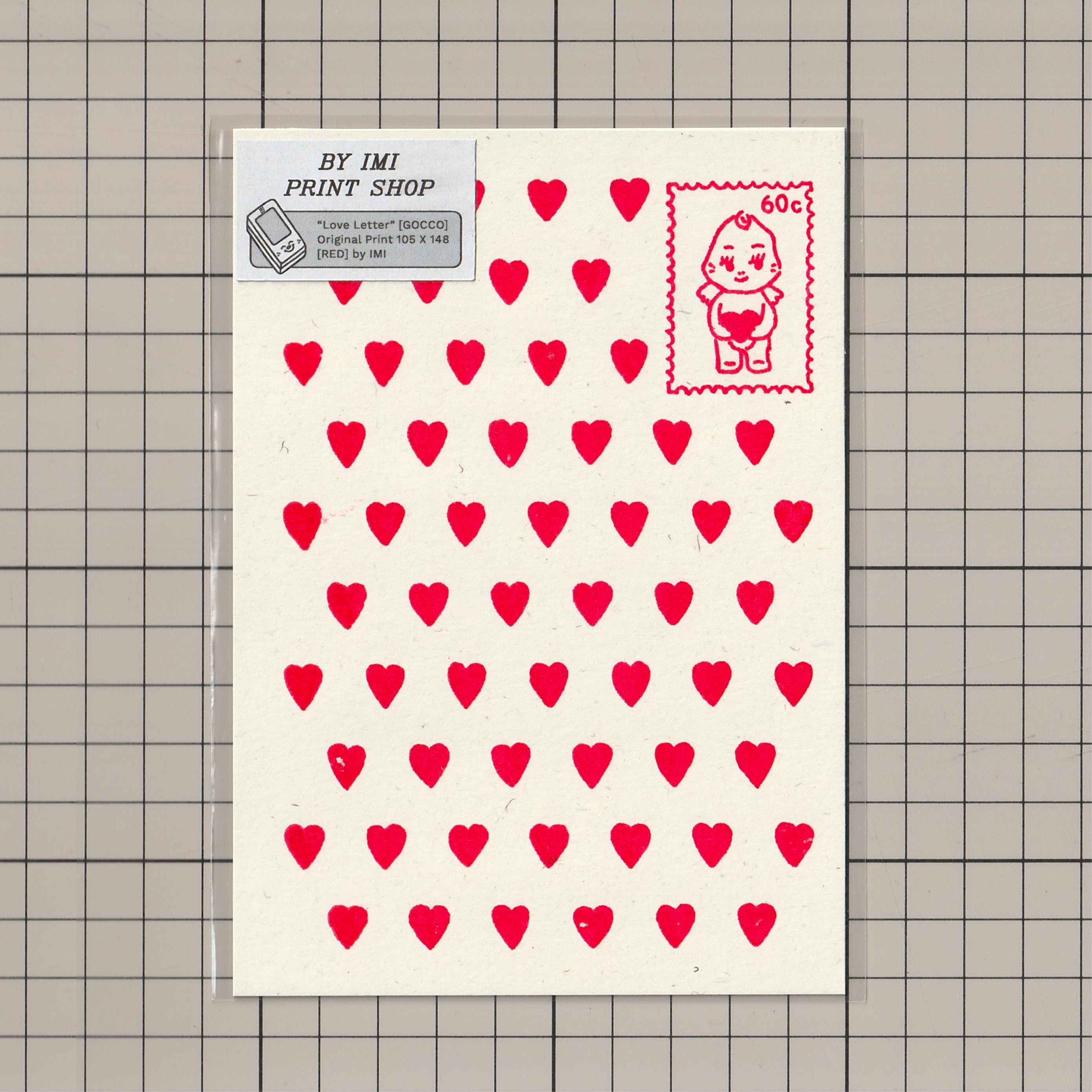 Love Letter Mini Print by Imi