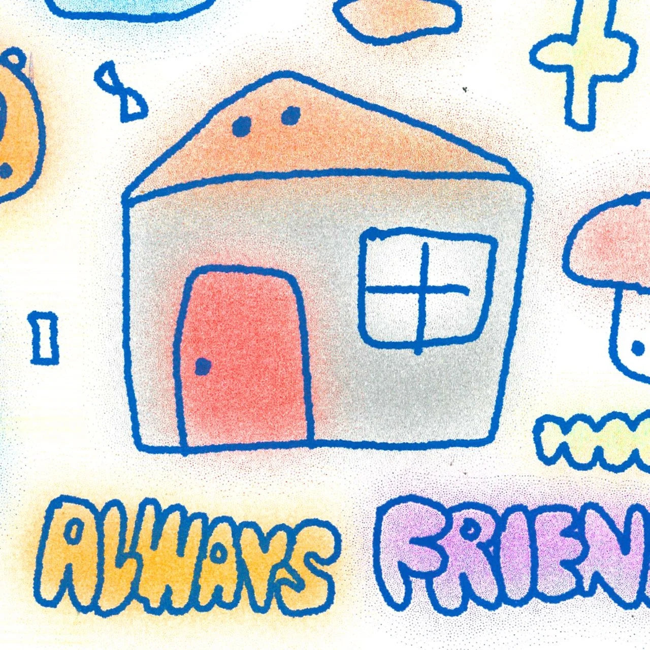 Bus Station - A3 Riso Print