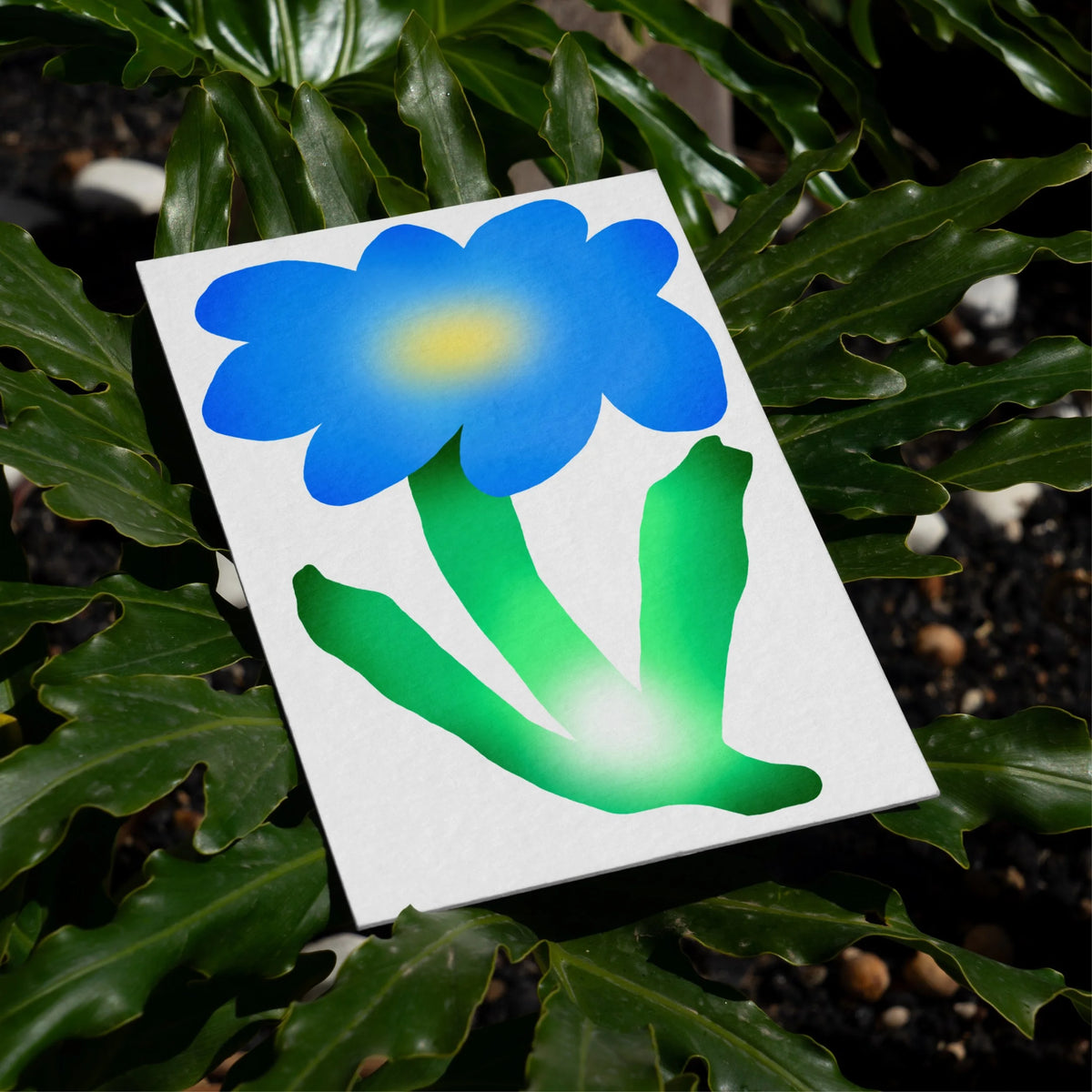 "Chubby Flowers" Blank Greeting Cards