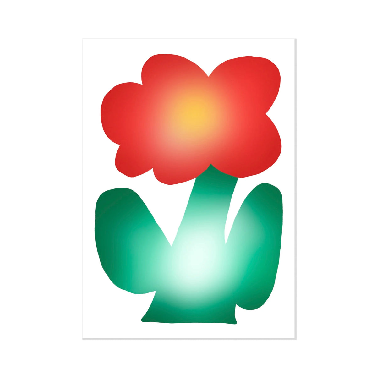 "Chubby Flowers" Blank Greeting Cards