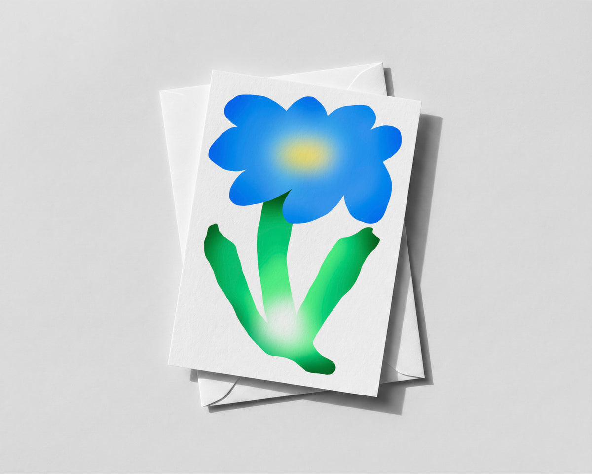 "Chubby Flowers" Blank Greeting Cards