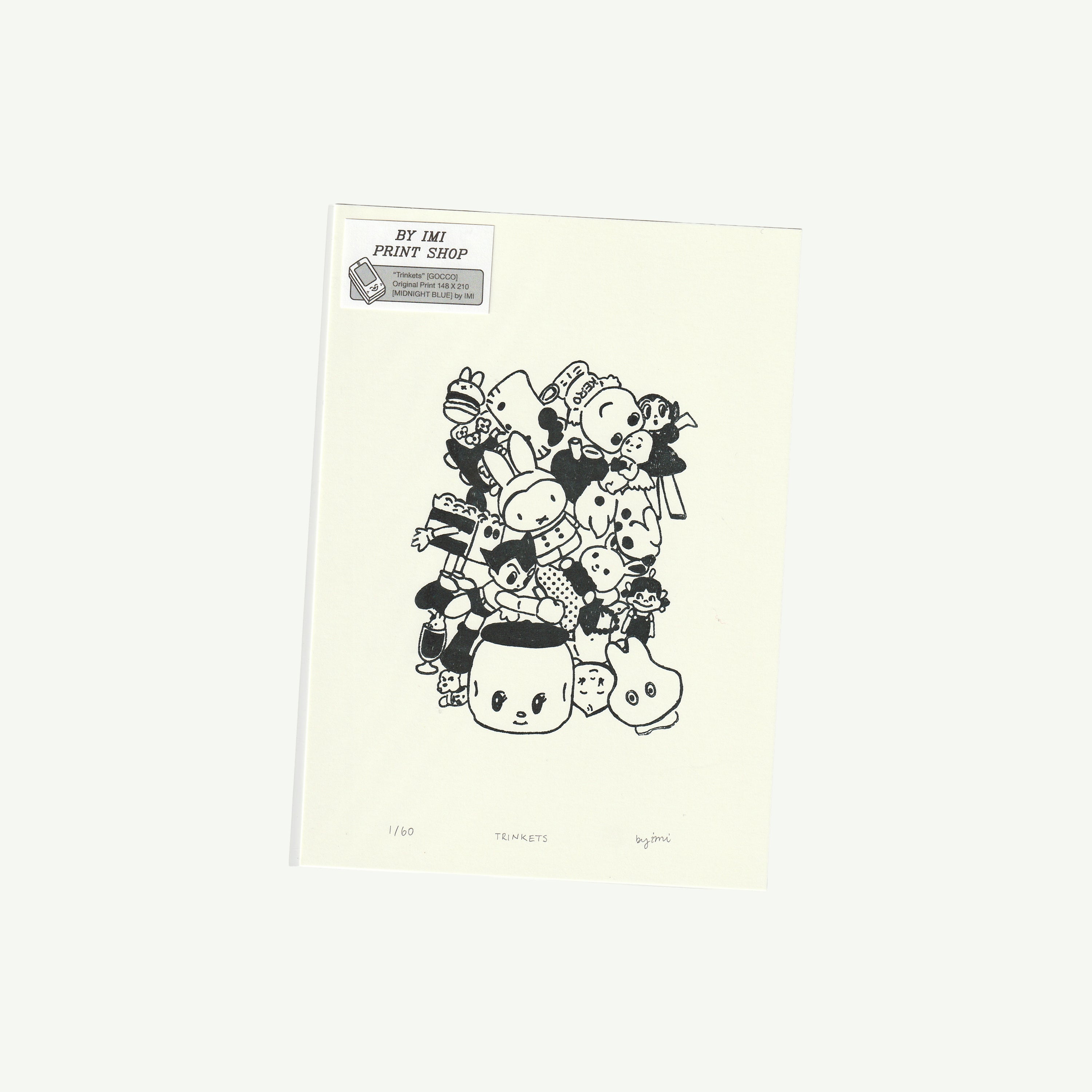 Trinkets Gocco Print by Imi
