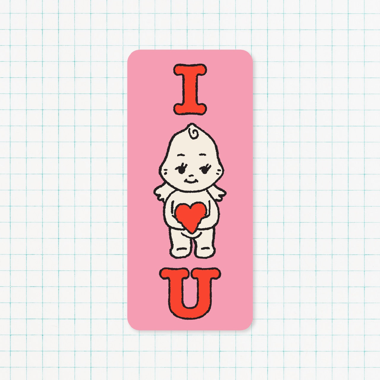 I <3 U [Pink Sparkly] by Imi