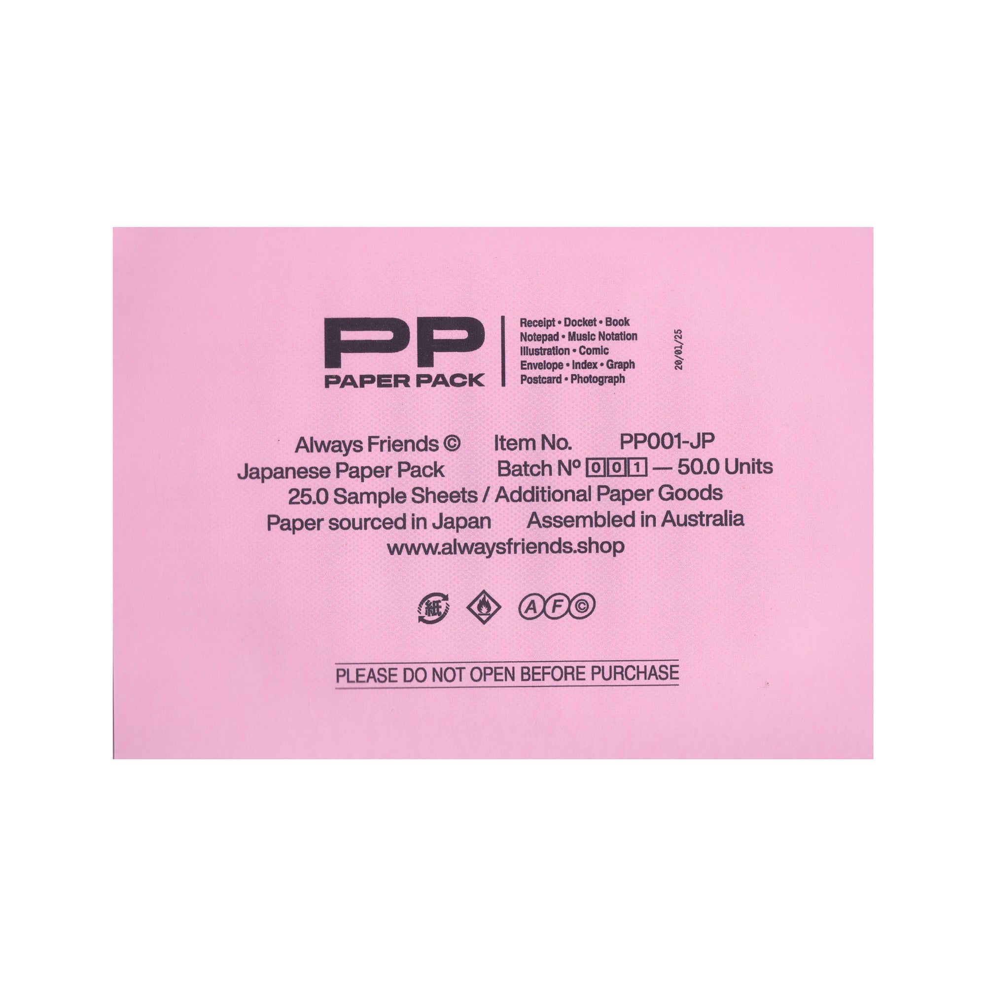 Japanese Paper Pack