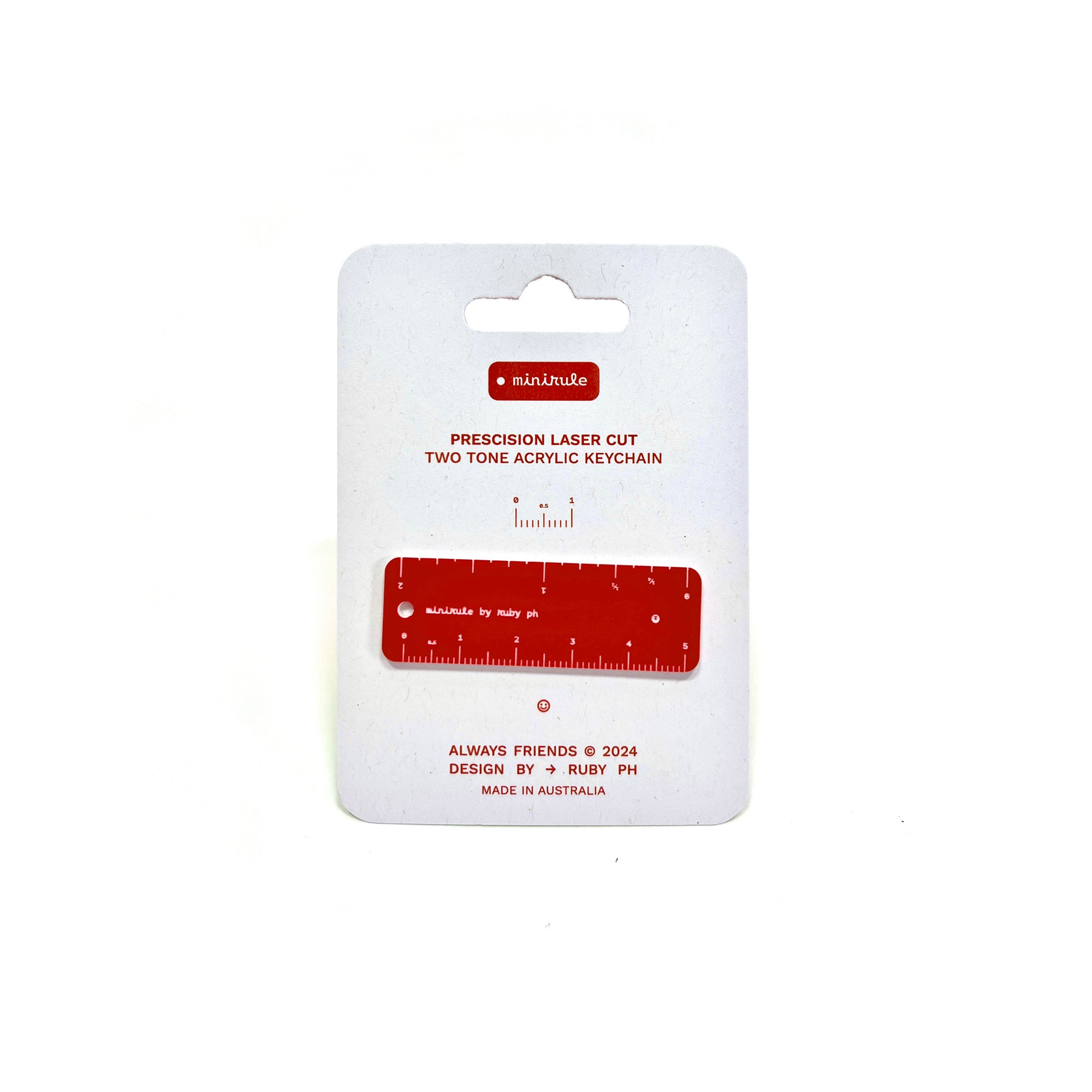 Minirule Red