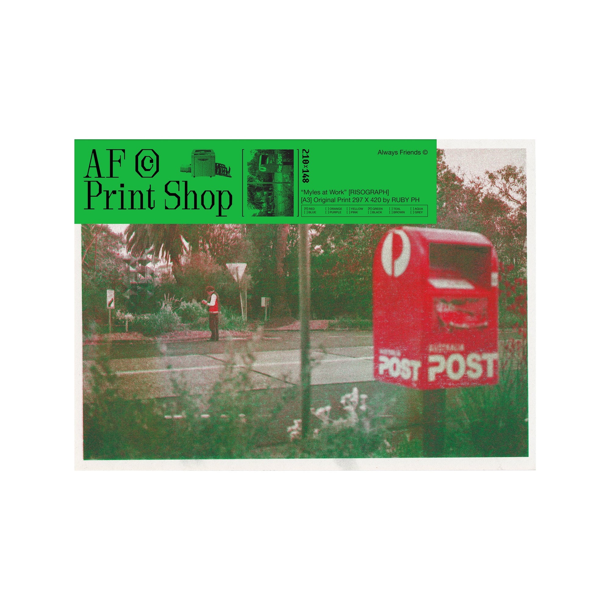 Castlecrag Gets the Mail (Zine & Print Set)
