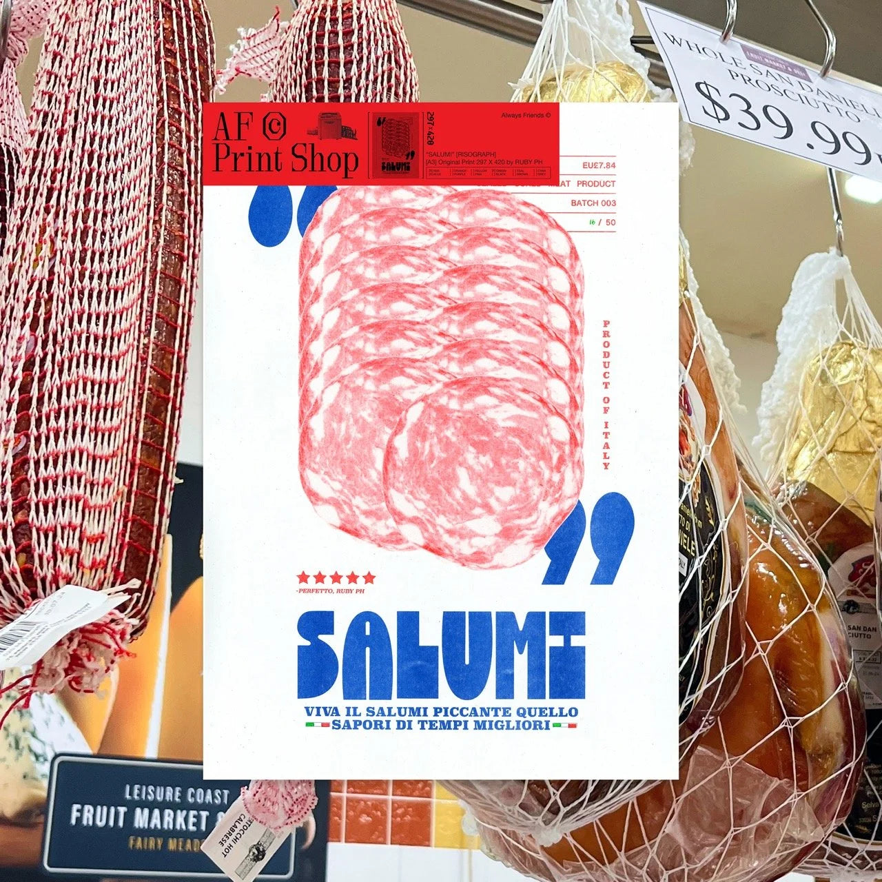 "Salumi" A3 Print